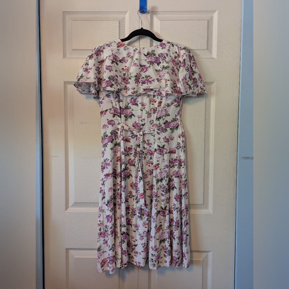 3/$20! Vintage 90's Cleo Floral Dress - Picture 10 of 15